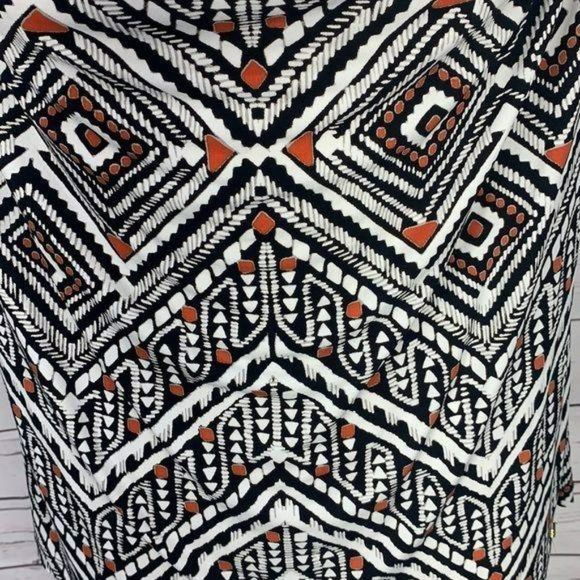 Calvin Klein Woman's Aztec Print Cowl Neck Sleeveless Top Size Large - Picture 8 of 11